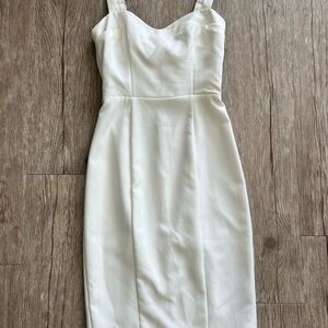 Black Halo Ivory Dress